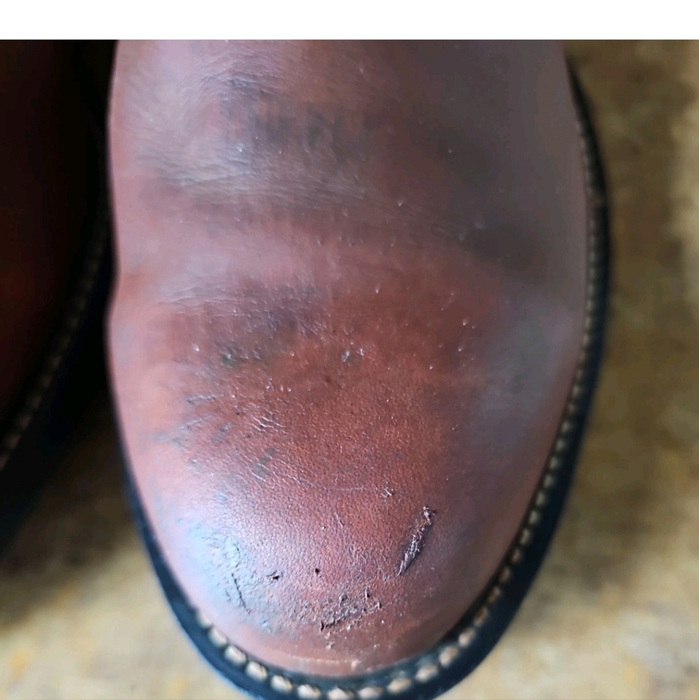 Long Haul Leather Boots Size 10.5M - Picture 4 of 10